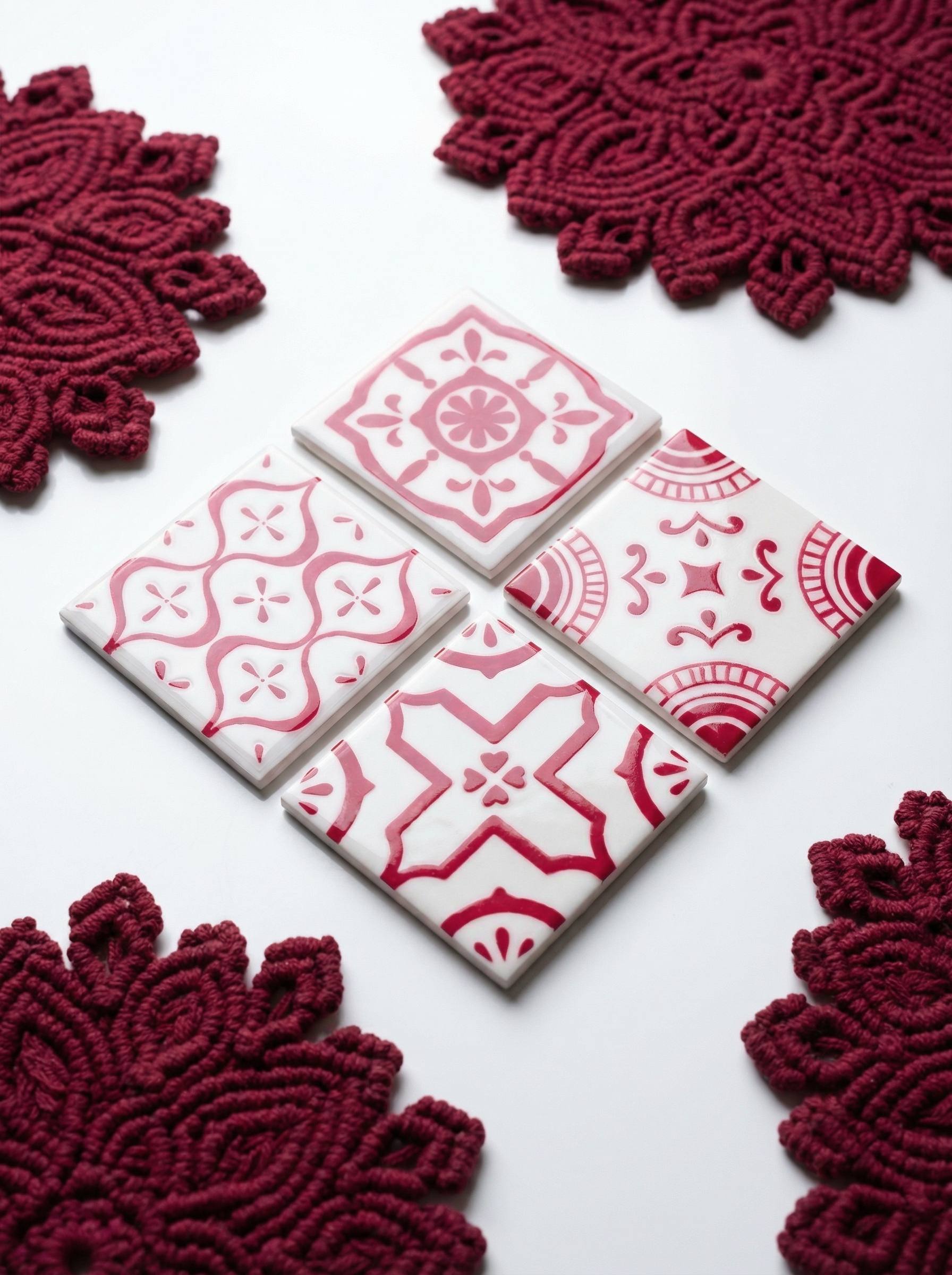 Набор подстаканников Приданое в авторском оформлении